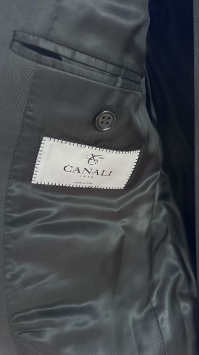 Fato Canali de corte clássico made in italy