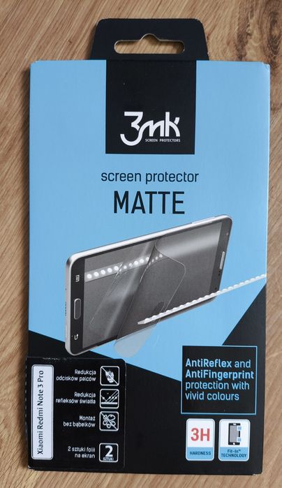 Folia ochronna matowa na smartfon Xiaomi Redmi Note 3 Pro