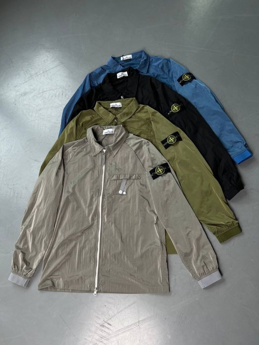 БЕЗ ПЕРЕДОПЛАТИ | STONE ISLAND NYLON овершот куртка стон айленд нейлон