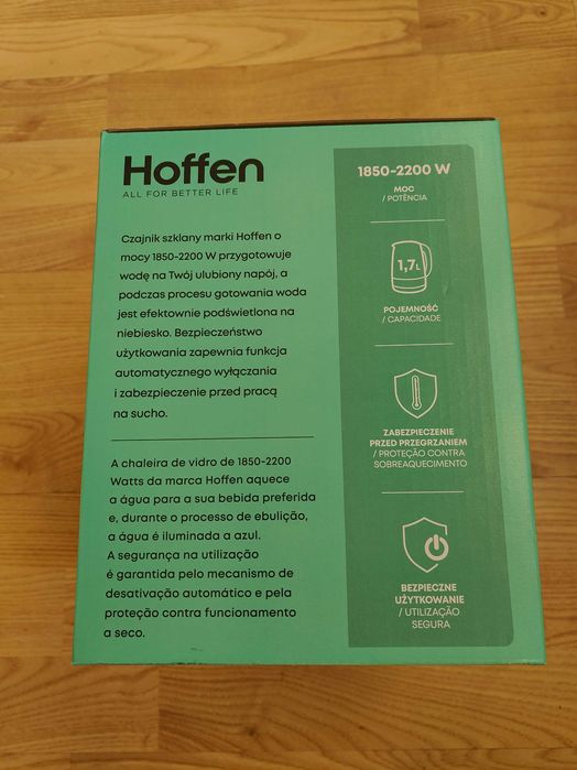 Czajnik elektryczny szklany