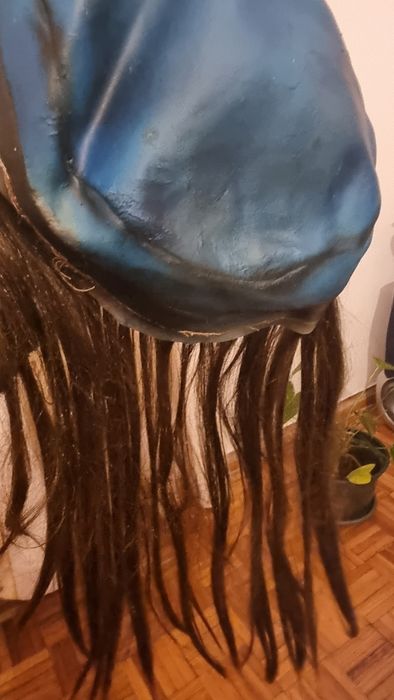 "Carnaval" Máscara Completa com Cabelo