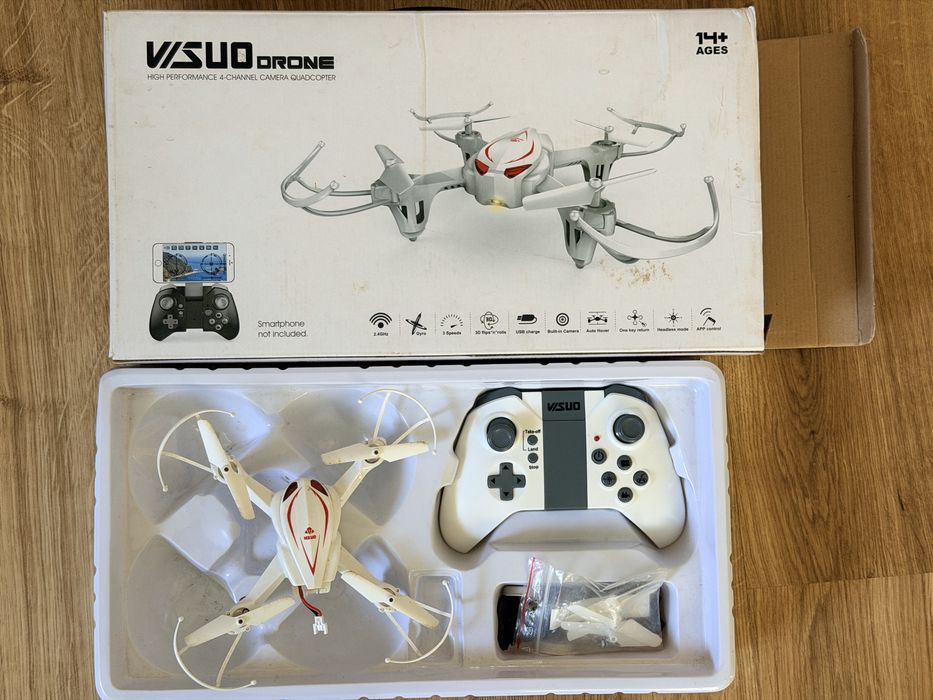 Квадрокоптер Visuo XS807W з камерою, пульт, комплект