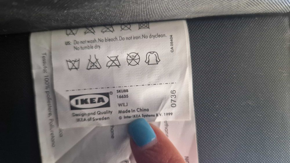 Caixa de arrumação Ikea Skubb 16635 preta