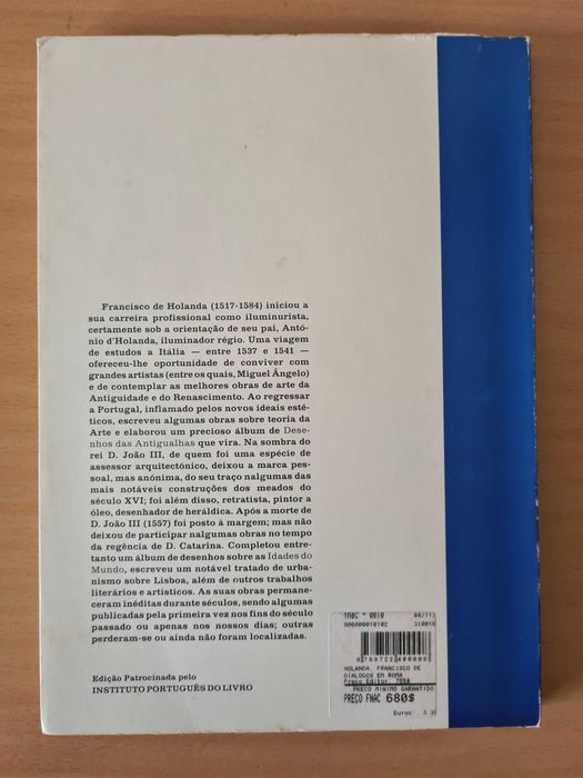 Livro "Diálogos em Roma" de Francisco de Holanda