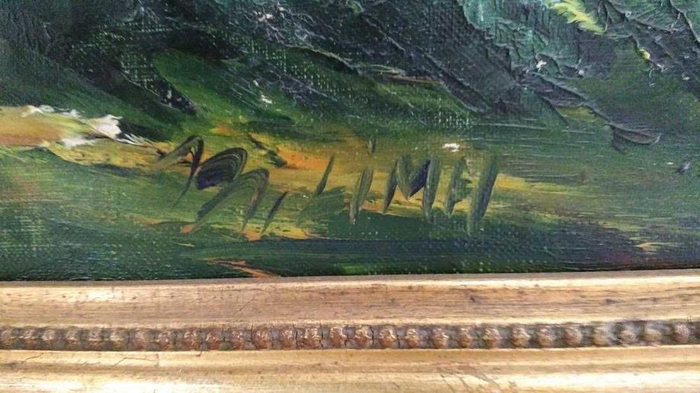 Quadros pintados à mão. Óleo sobre tela64730287859843121