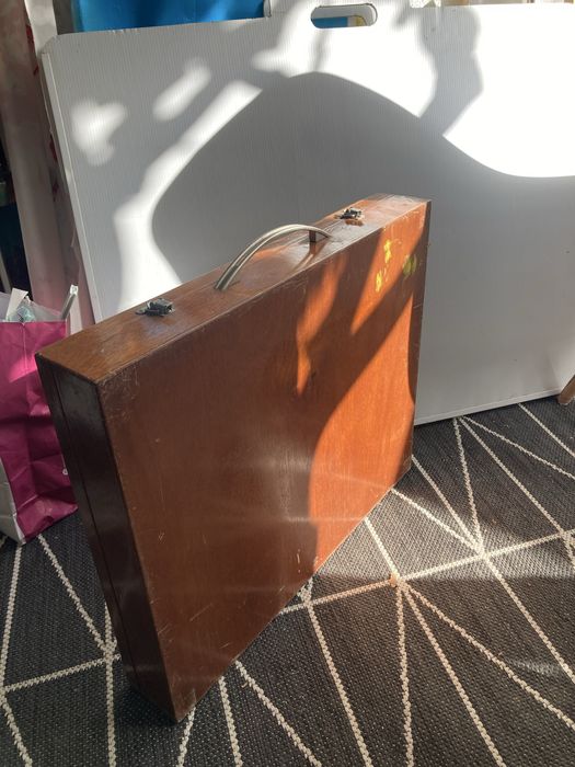 Mala de pintura madeira