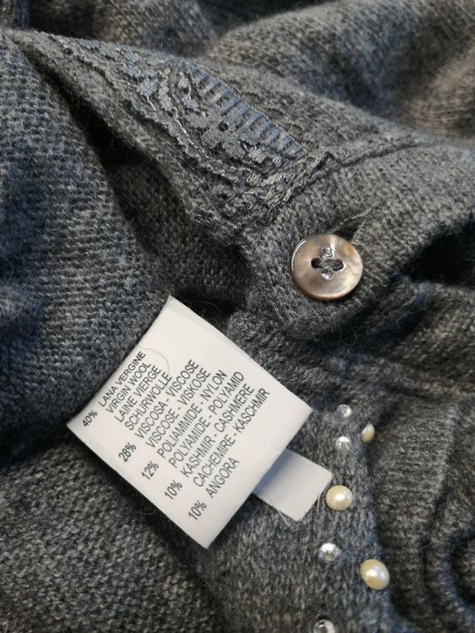 Sweter damski szary zapinany Annabetti XL