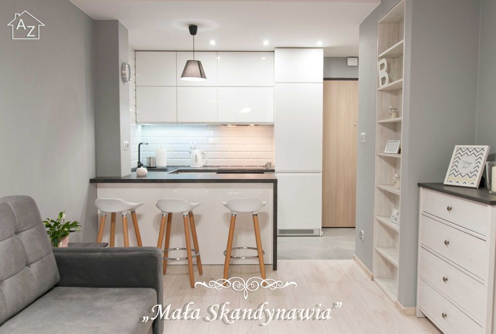 "Mała Skandynawia" - dwa pokoje z ogródkiem, miejsce postojowe, zamknięte osiedle