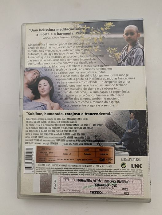 DVD Primavera, Verão, Outono, Inverno...e Primavera