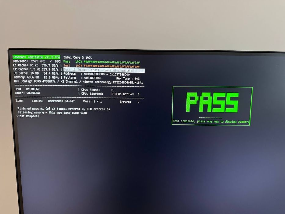 Оперативна пам'ять Crucial DDR5 SO-DIMM 32GB 4800MHz CL40