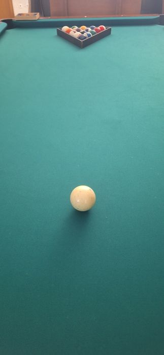 Mesa de Bilhar Convertível (c/ Tampo de Jantar) + Acessórios