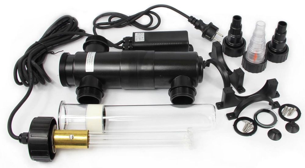 Sterylizator do wody, lampa UV-C 18W na glony, SUNSUN CUV-118