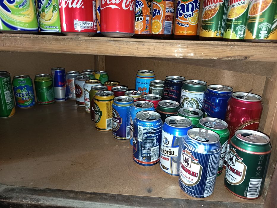 Coleção: lata bebida antiga anos 90 sumo ou cerveja