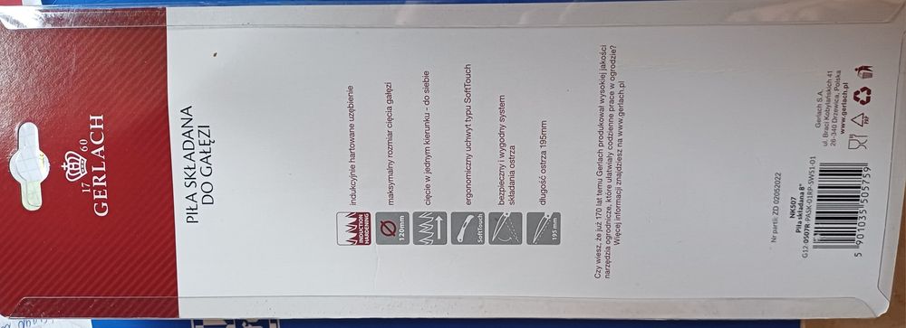 Piła składana do gałęzi Gerlach