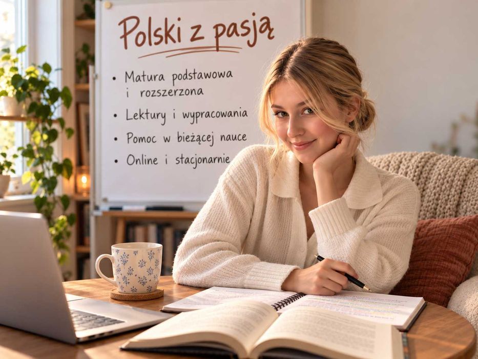KOREPETYCJE JĘZYK POLSKI z dojazdem - Warszawa Nadarzyn Pruszków Grodzisk Mazowiecki