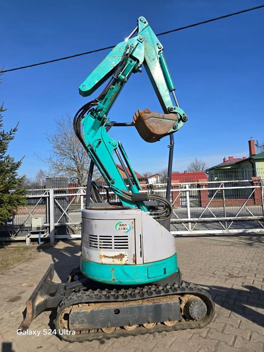 Kubota IHI is9ux Japonska minikoparka Oryginalna po serwisie 1 tona 1653 moto godziny Yanmar Film skrętne ramię do pracy w wąskim terenie mieście budynkach import Japonia dostawa cała Polska  Japońska Minikoparka IHI / Nie Chińczyk/Dostawa