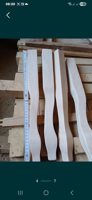 Ножки мебельные кабриоль из дерева