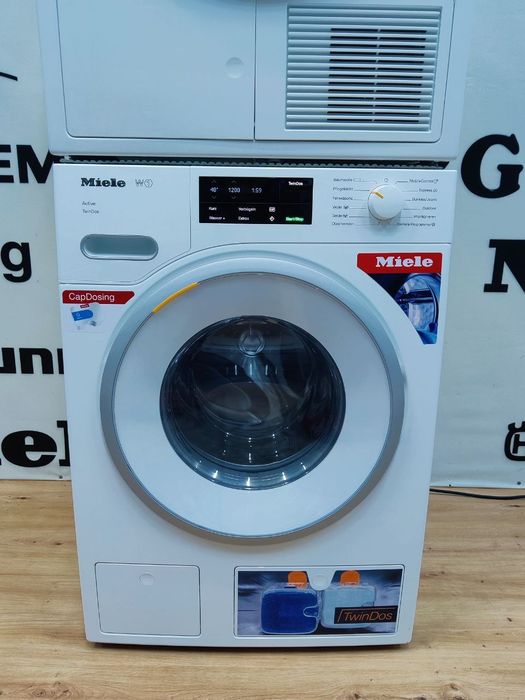Комплект Miele™. Стиральная машина+Сушильная. Wi-Fi. Прозрачные люки.