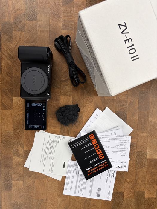 Sony ZV e-10 II камера для відео 4к 60p APS-C  кращий Autofocus