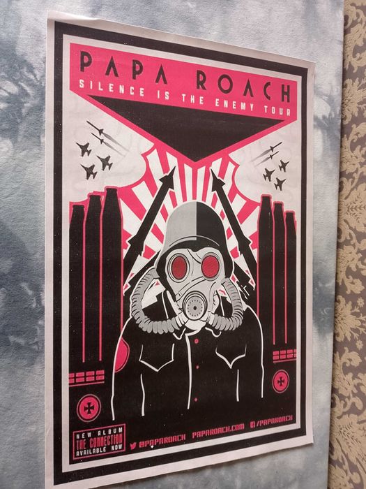 plakat na płótnie zespołu muzycznego   papa roach