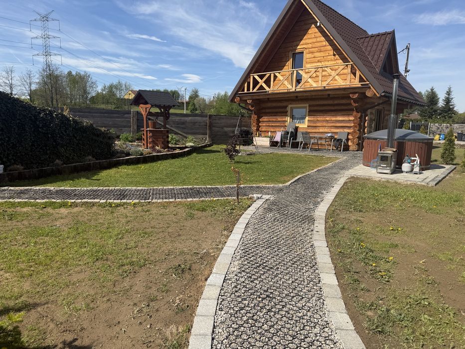 Gdow domek z jacuzzi a'la leśniczówka nad stawem