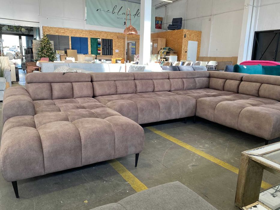 Narożnik Plaza XL brązowy Salvador