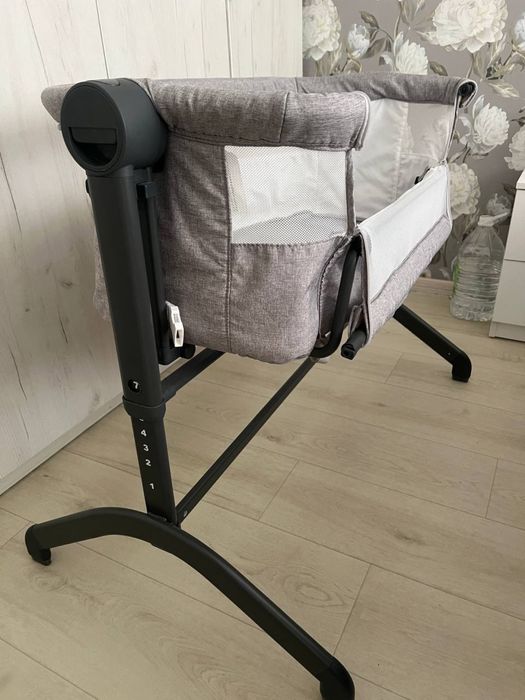 Приставная кроватка-люлька Kinderkraft Bea Grey