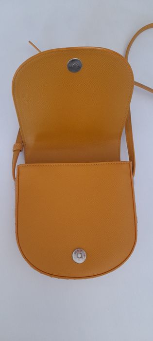 Mala pequena de pele sintética Adolfo Dominguez