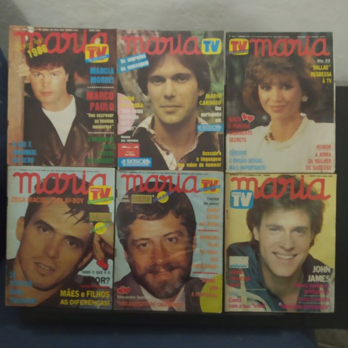 42 revistas MARIA, anos 80 (ll)