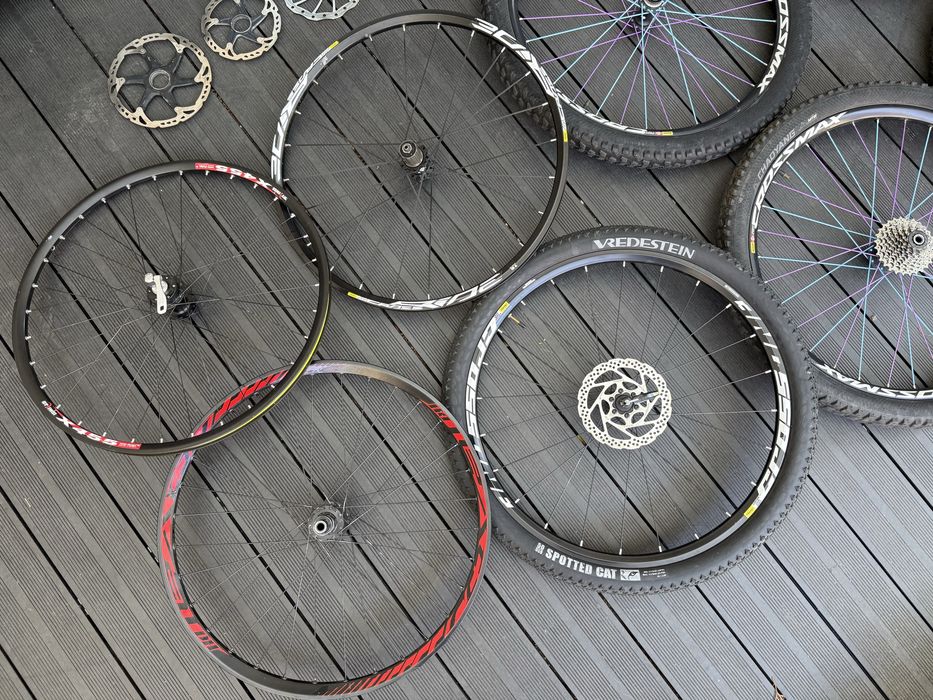 Koła 26” Mavic DT Swiss + Tarcze + Opony