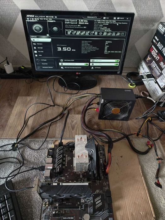 Плата sAM4 MSI B450-A Pro Max з дефектом!