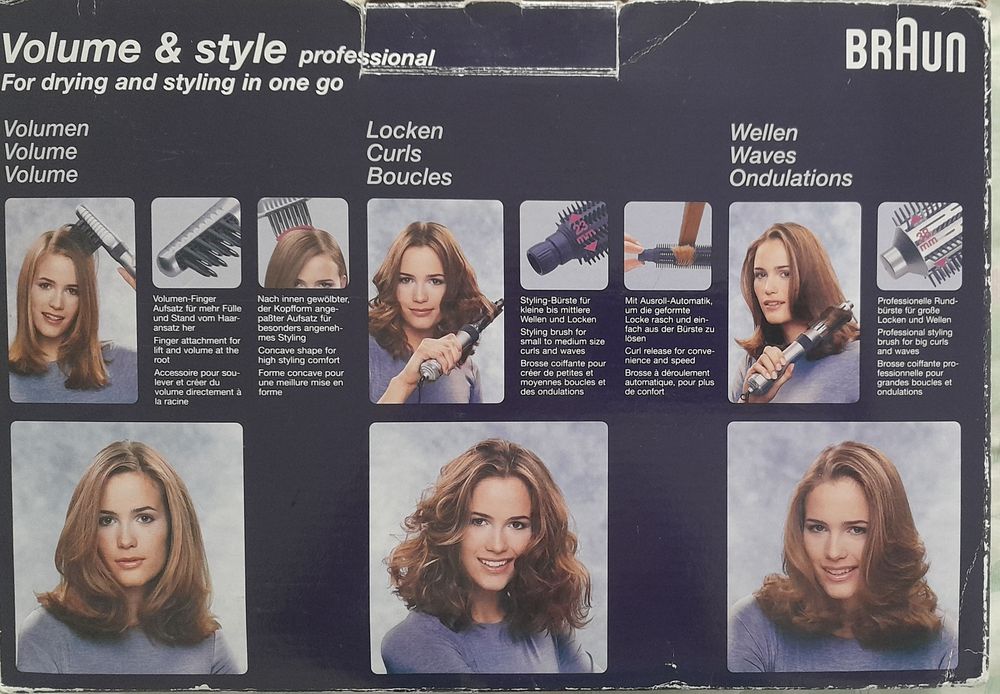 Modulador cabelo Braun Volume & Style