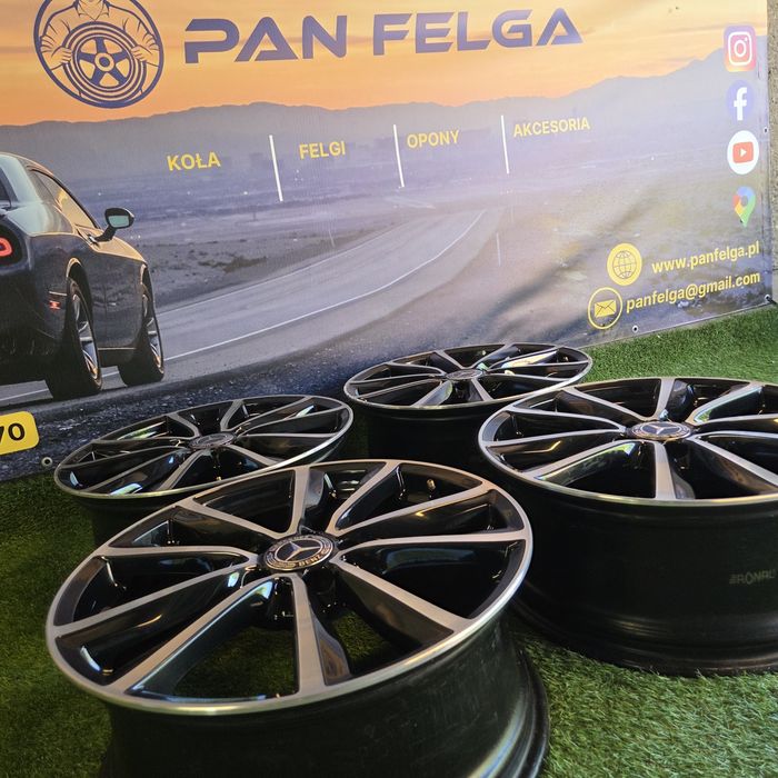 Oryginalne felgi Mercedes 18 5x112 Kasa A (W176), B (W246), CLA (C117) E C Koła Alufelgi