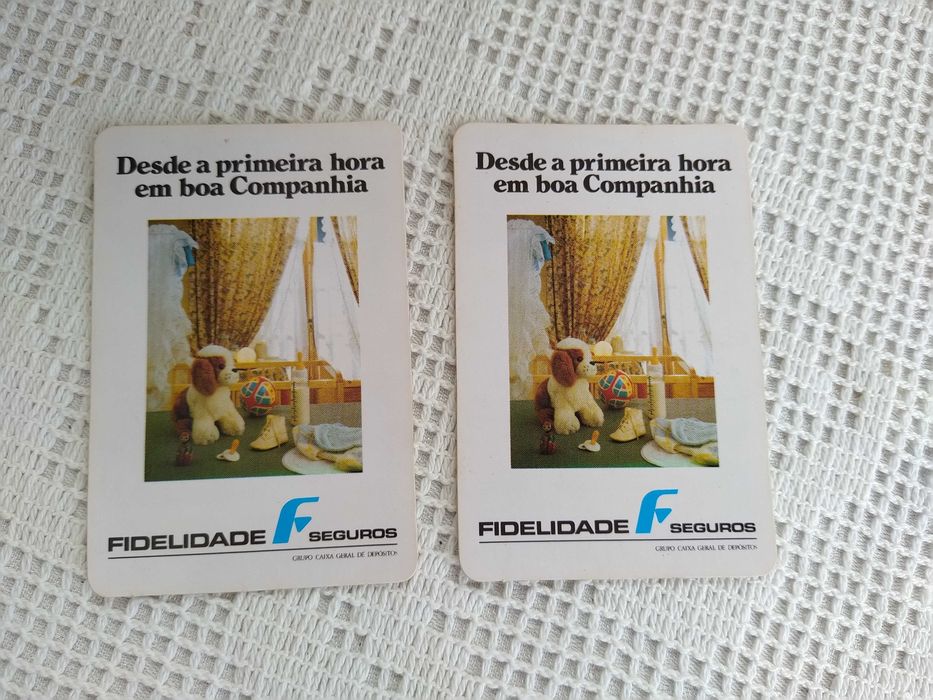 Calendários da Companhia de Seguros Fidelidade - 1991