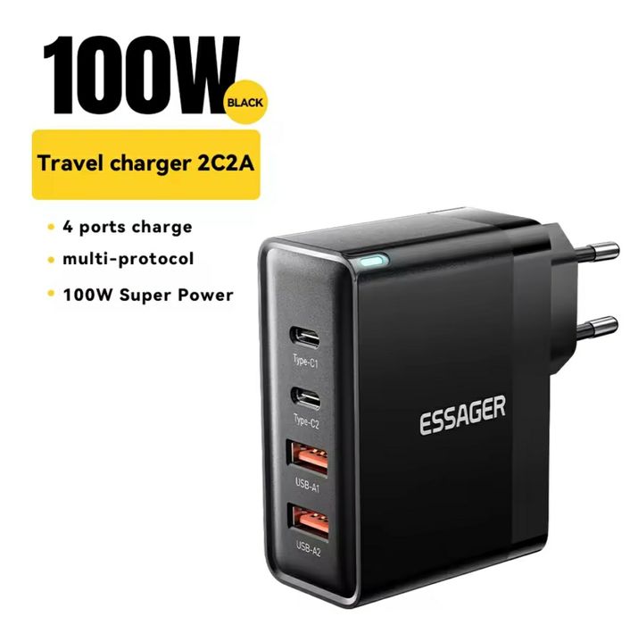 Зарядний пристрій Essager Grace 100W