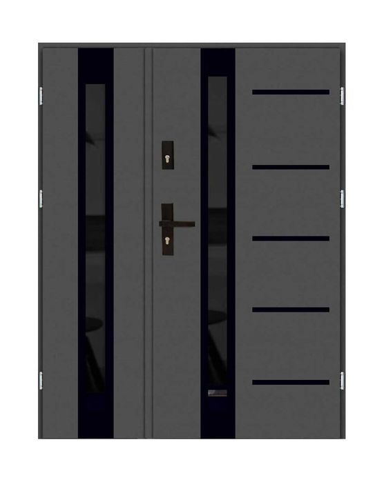 drzwi zewnętrzne dwuskrzydłowe TERMO dostępne od ręki