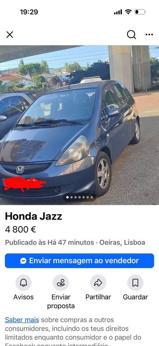 Vendo Honda Jazz