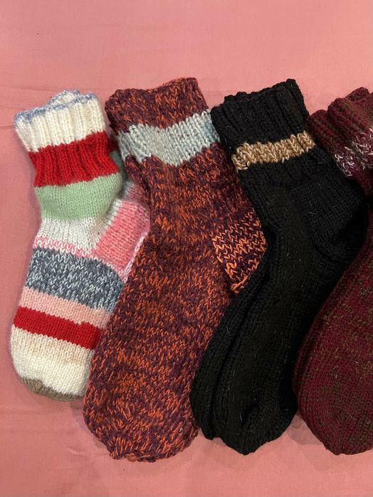 Тёплые,вязаные носки