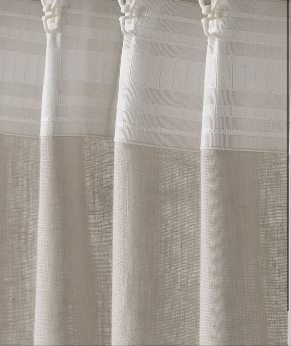 Лляні штори IKEA DYTÅG 145×300 см, 2 шт., сірі НОВІ