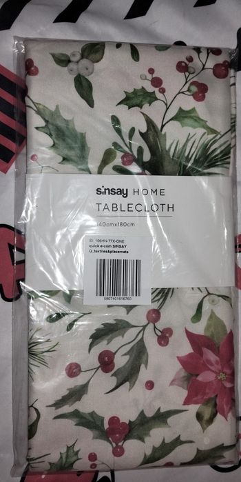 Nowy obrus świąteczny 140*180