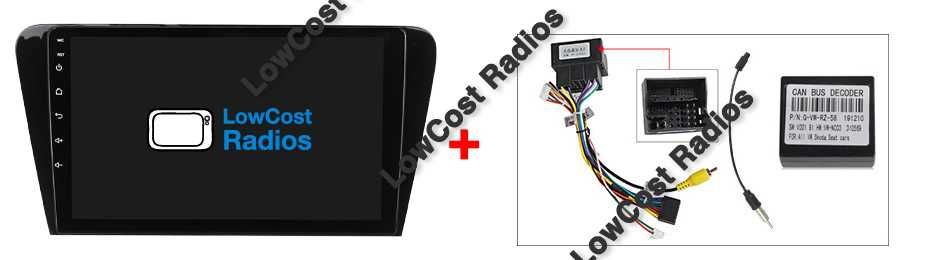 Auto Rádio 10 Polegadas SKODA OCTAVIA 3 | GPS Android BT USB APPS WIFI