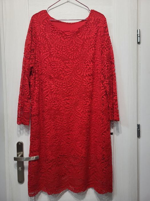 Koronkowa sukienka na święta plus size 46, 48, 50