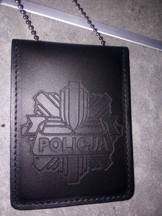 Odznaka Policyjna z Etui i łańcuszkiem
