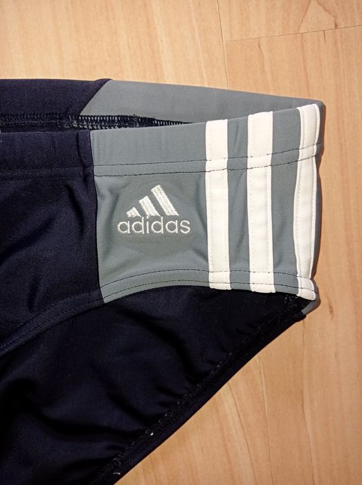 NOWE czarne kąpielówki męskie Adidas 38 majtki do kąpieli
