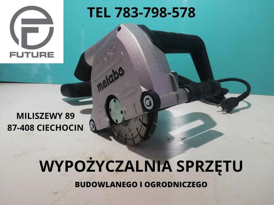 Szlifierka do betonu podłogowa wynajem