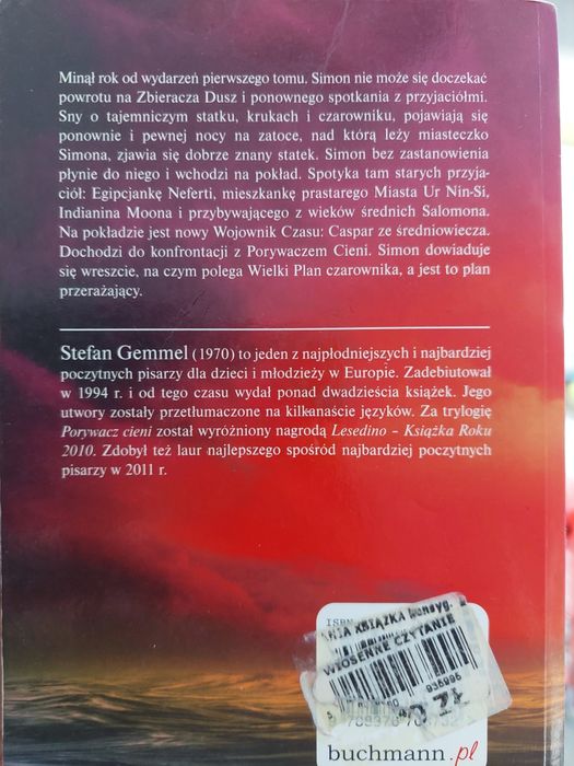 Ksiazka Porywacz cieni, wojownicy czasu