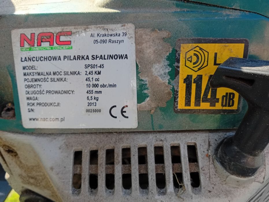 Piła łańcuchowa spalinowa