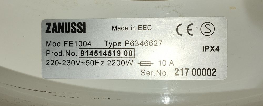 Пральна машина Zanussi Aquacycle 1000  mod. FE 1004