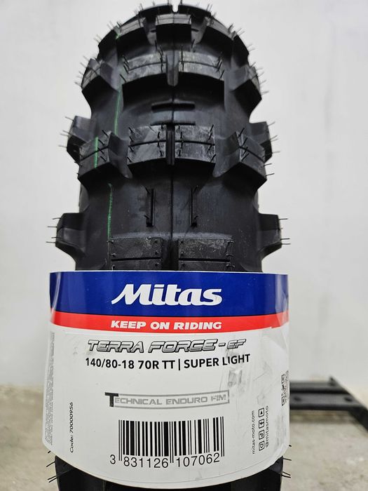 opona Mitas 140/80-18 Terra Force EF zielony pasek  enduro cross mx