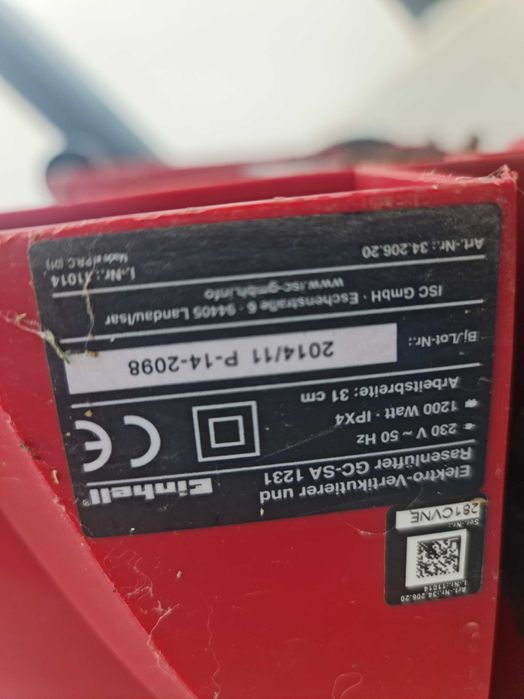 Escarificador Einhell